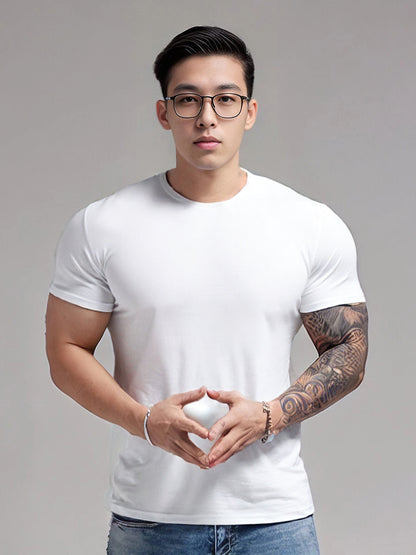 Quick-drying Breathable Solid Color Short-sleeved T-shirt