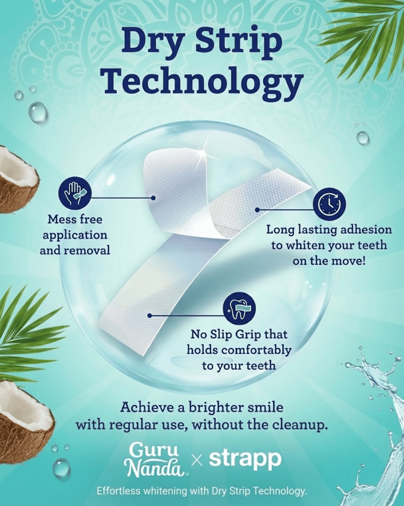 Guru Nanda™ Coconut Teeth Whitening Strips