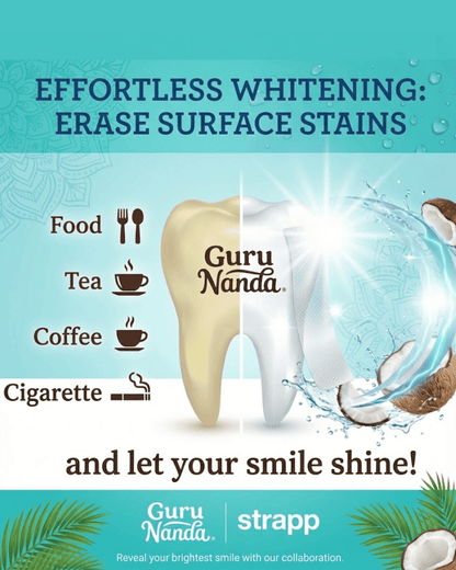 Guru Nanda™ Coconut Teeth Whitening Strips