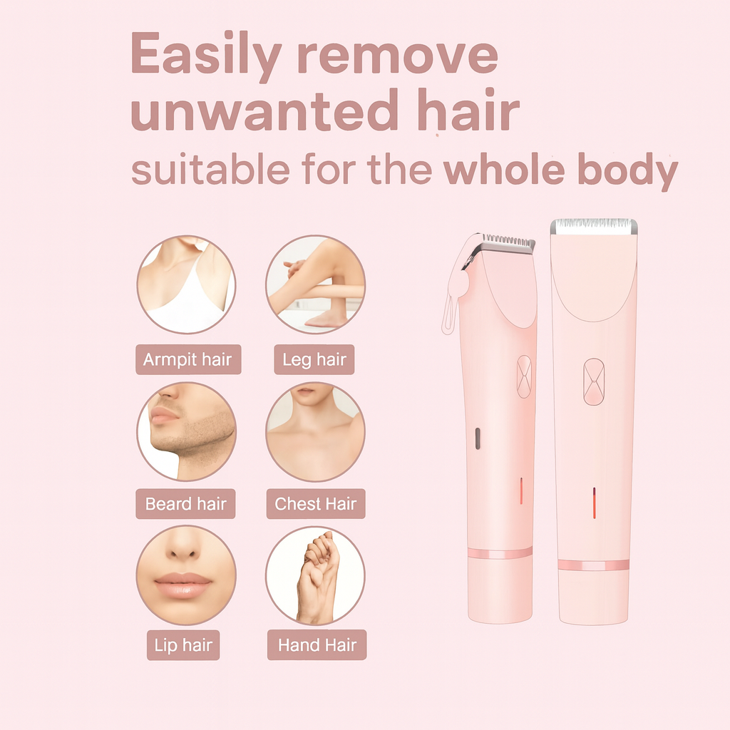 Silké™ 2-in-1 Dual-Head Shaver