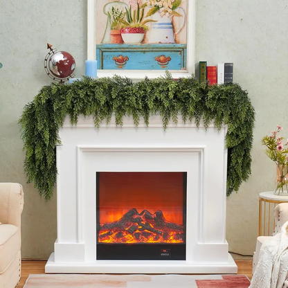 Premium Faux Cedar & Green Pine Garland