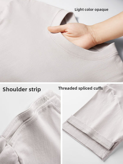 Summer cotton short-sleeved casual T-shirt