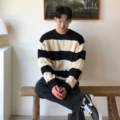 Striped Crewneck Sweater