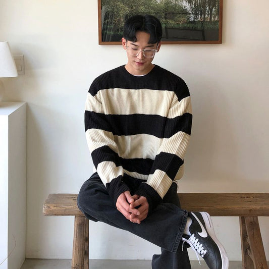 Striped Crewneck Sweater