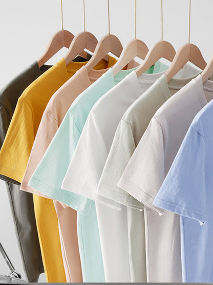 Summer cotton short-sleeved casual T-shirt