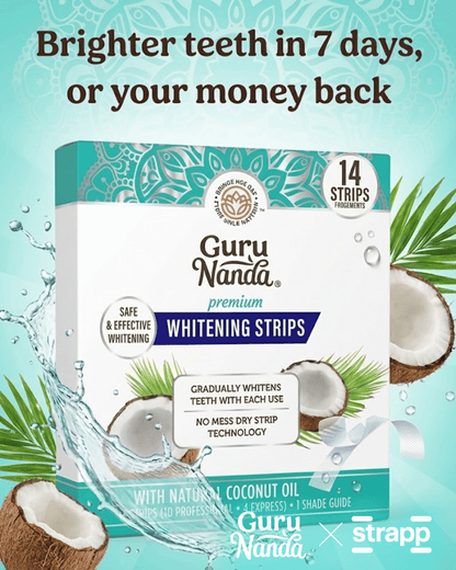 Guru Nanda™ Coconut Teeth Whitening Strips