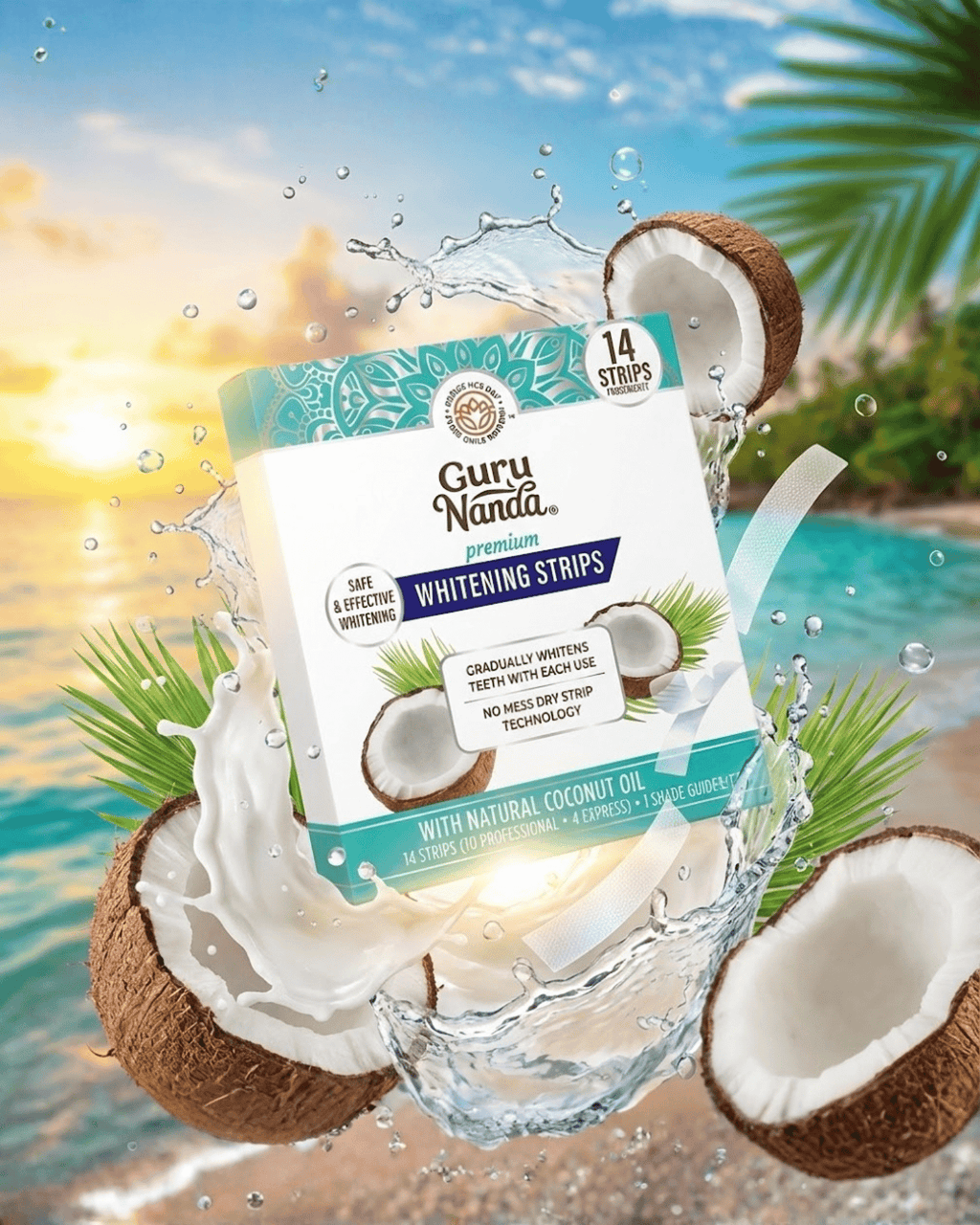 Guru Nanda™ Coconut Teeth Whitening Strips